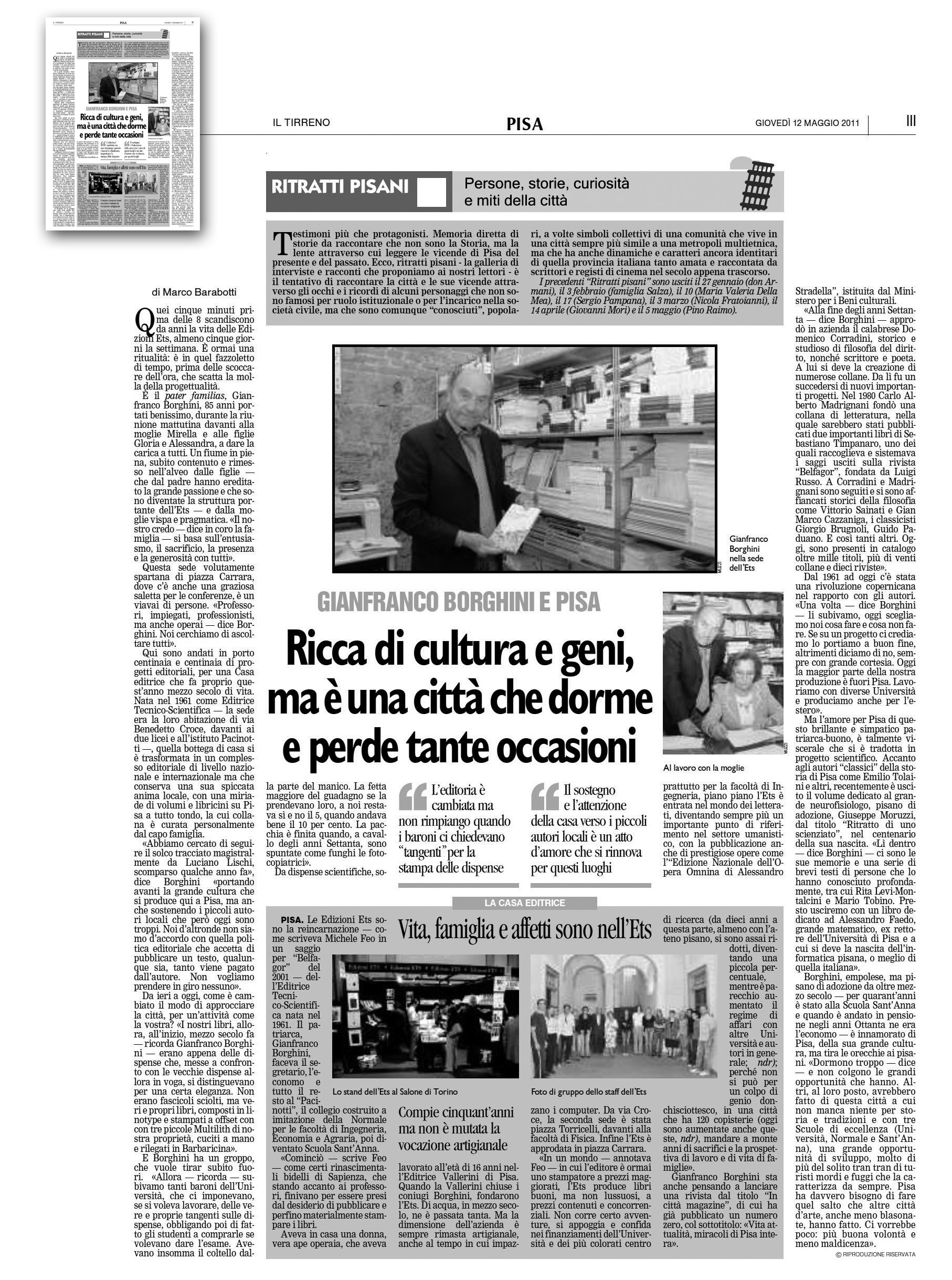 Intervista Borghini ETS
