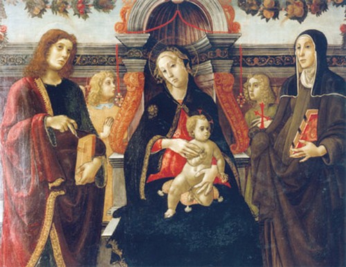 4/ - Ansano Ciampanti, Madonna con il  Bambino e due angeli