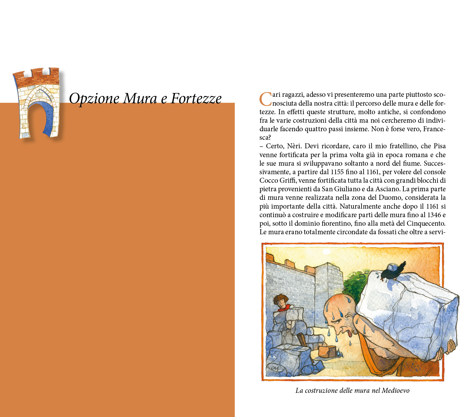 9/ - PISA Una guida per i ragazzi. terza edizione con nuovi itinerari e nuove illustrazioni