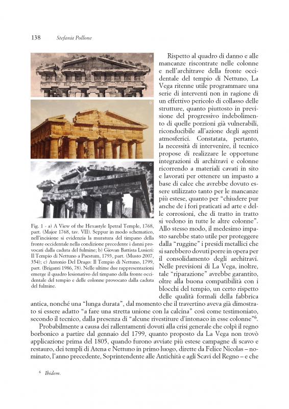 12/ - «L’emblema dell’eternità». Il Tempio di Nettuno a Paestum  tra archeologia, architettura e restauro