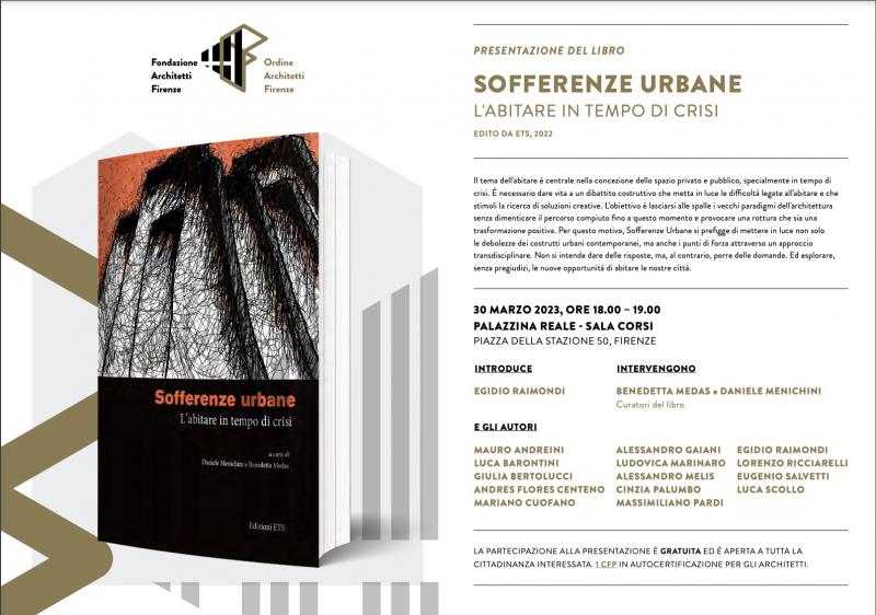 Presentazione del libro SOFFERENZE URBANE. L' ABITARE IN TEMPO DI CRISI