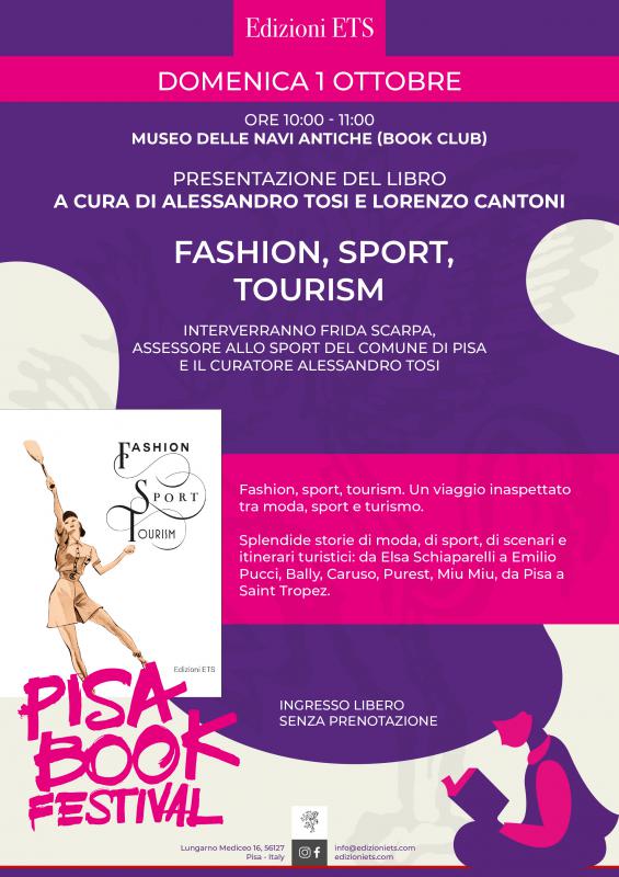 Pisa Book Festival 2023: FASHION, SPORT, TOURISM