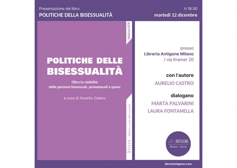 Presentazione del libro POLITICHE DELLA BISESSUALITA'