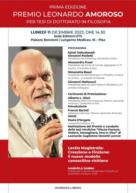 PREMIO LEONARDO AMOROSO
