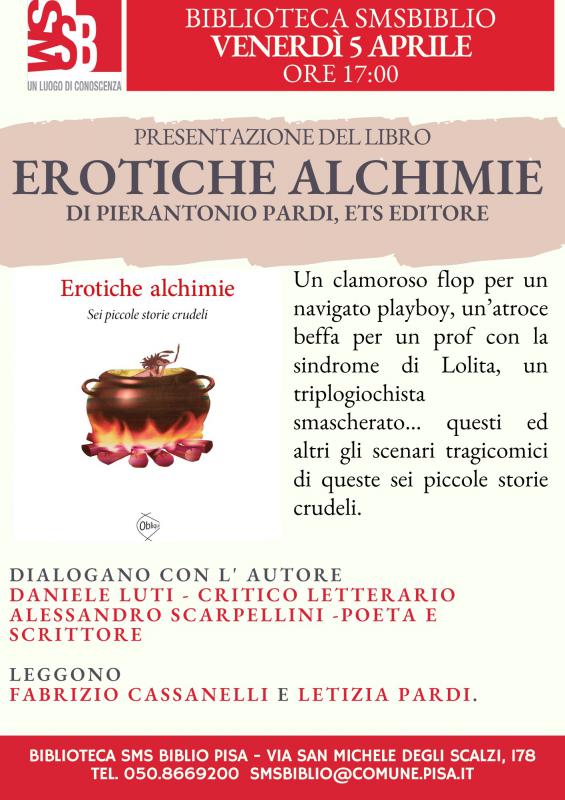 Presentazione del libro Erotiche alchimie