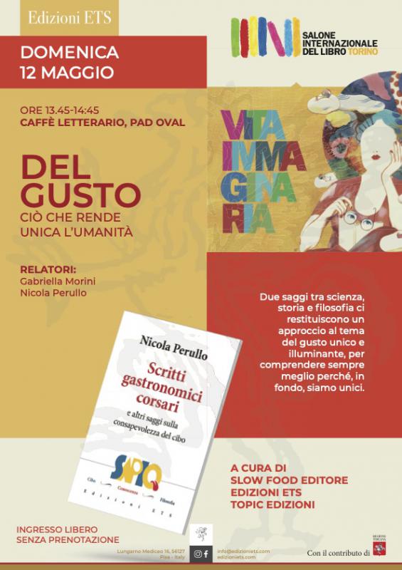 Salone Internazionale del libro di Torino: Presentazione del libro Scritti Gastronomici Corsari