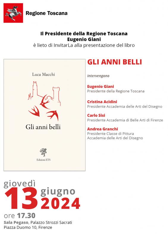 Presentazione del libro Gli anni belli