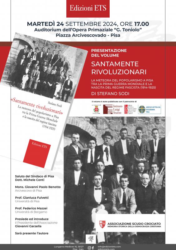 Presentazione del libro Santamente rivoluzionari