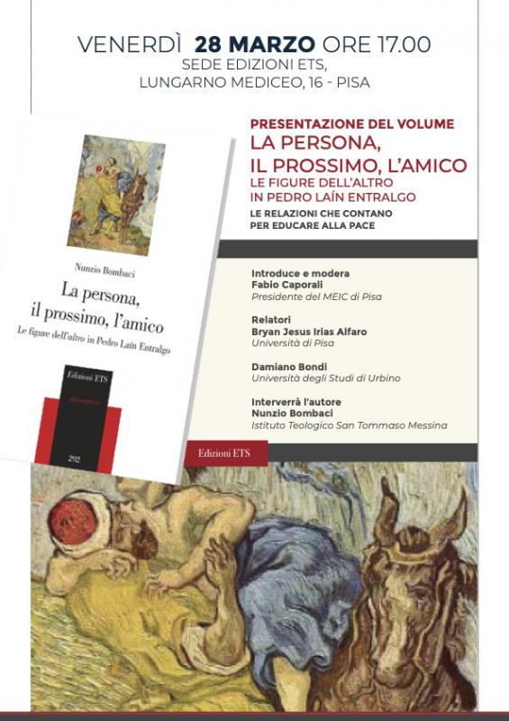 Presentazione del libro La persona, il prossimo, l'amico