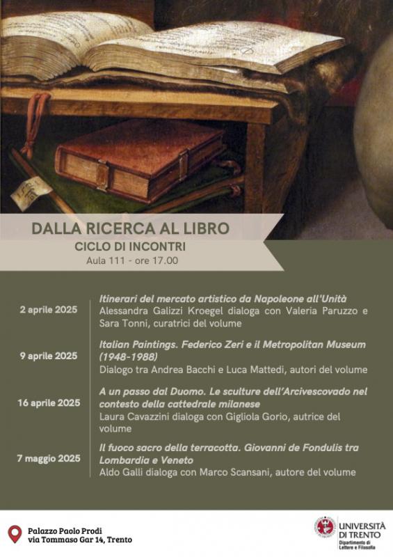 Presentazione del volume Itinerari del mercato artistico da Napoleone all'Unit
