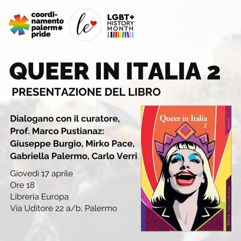 Presentazione del libro Queer in Italia 2