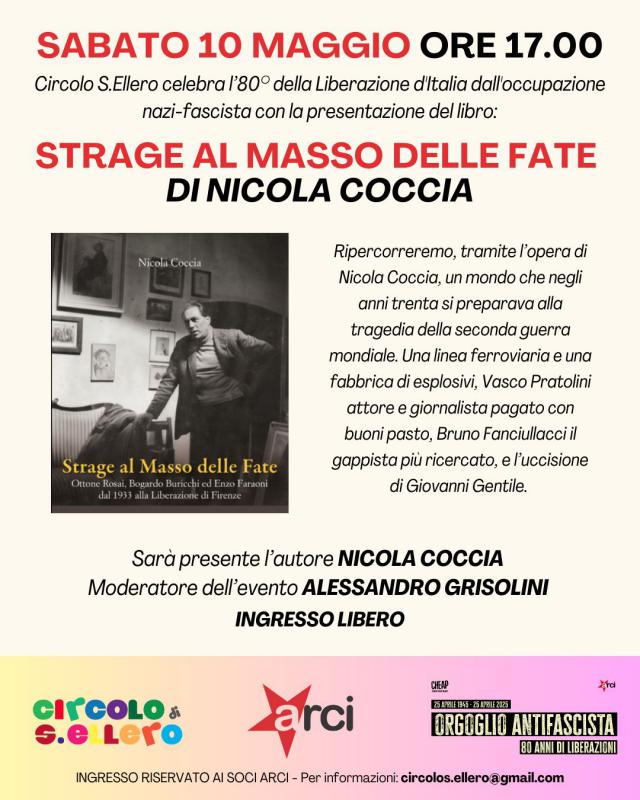 Presentazione dl libro Strage al Masso delle Fate
