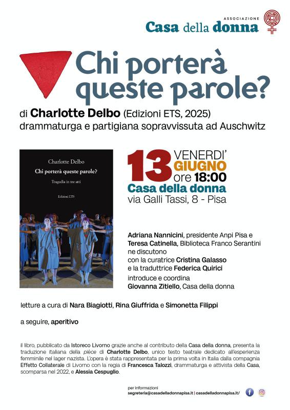 Presentazione del libro Chi porter queste parole?