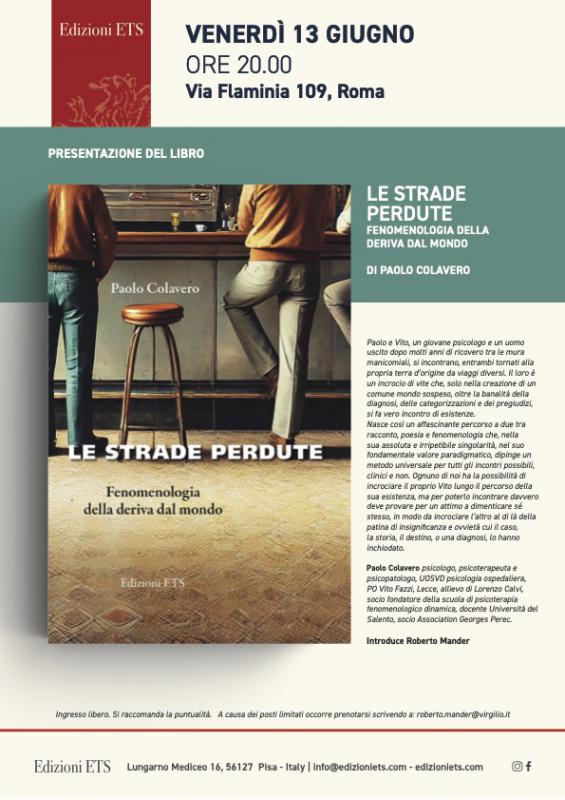 Presentazione del libro Le strade perdute