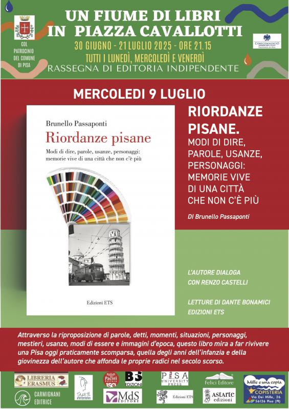 Riordanze pisane a UN FIUME DI LIBRI in Piazza Cavallotti