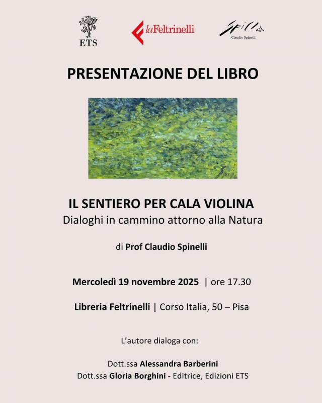 Presentazione del libro Il sentiero per Cala Violina