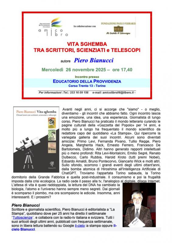 Presentazione del libro Vita sghemba