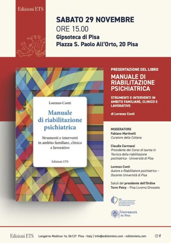 Presentazione del libro Manuale di riabilitazione psichiatrica
