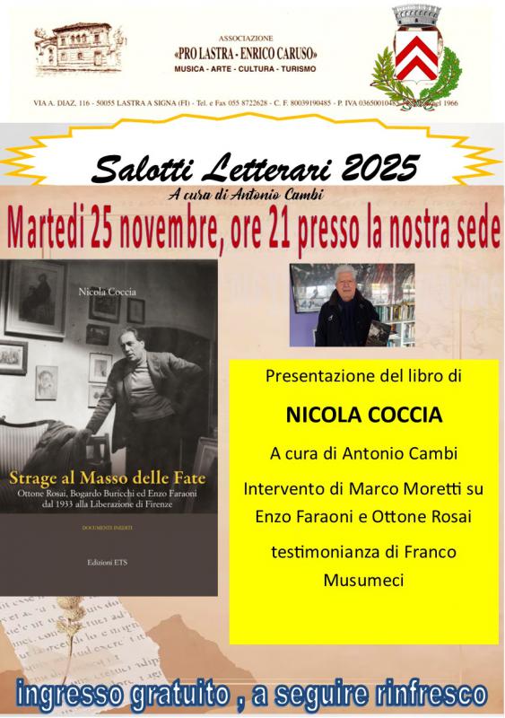 Presentazione del libro Strage al Masso delle Fate