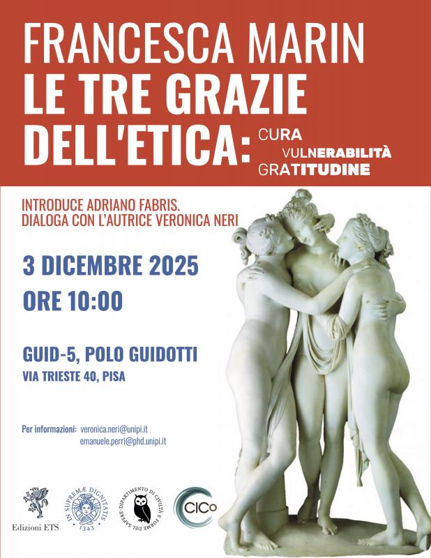 Presentazione del libro Le tre grazie dell'etica
