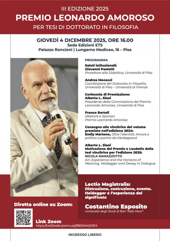 III EDIZIONE PREMIO LEONARDO AMOROSO