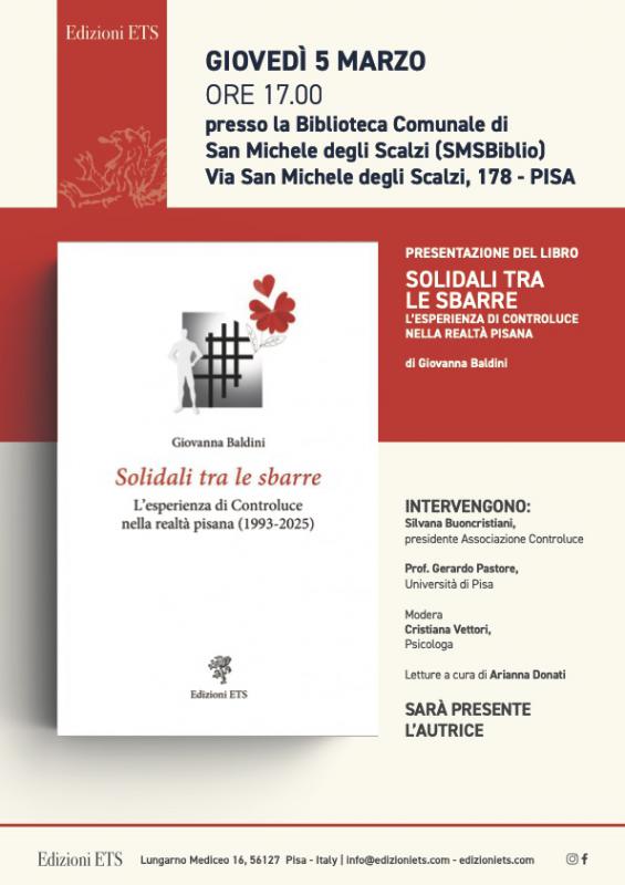 Presentazione del libro Solidali tra le sbarre