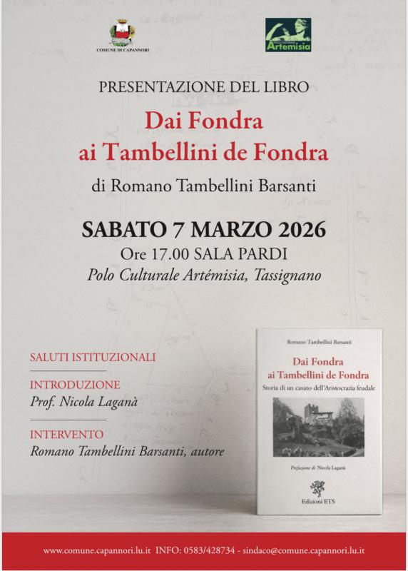 Presentazione del libro Dai Fondra ai Tambellini de Fondra