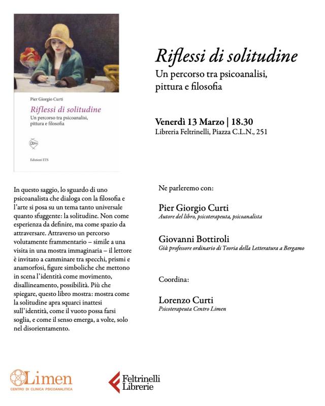 Presentazione del libro Riflessi di solitudine