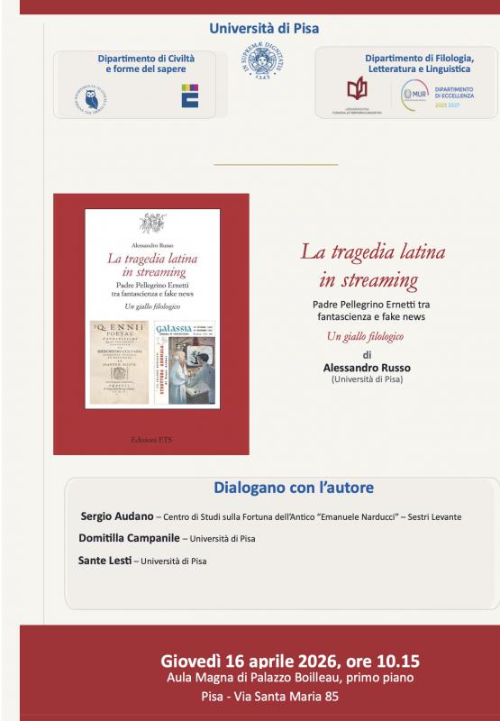 Presentazione del libro La tragedia latina in streaming