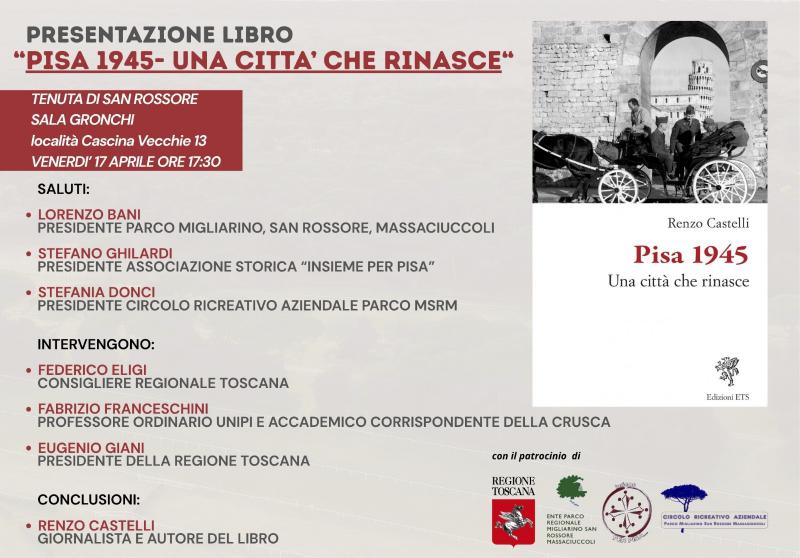 Presentazione del libro Pisa 1945