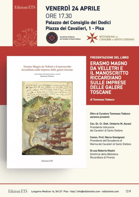 Presentazione del libro Erasmo Magno da Velletri