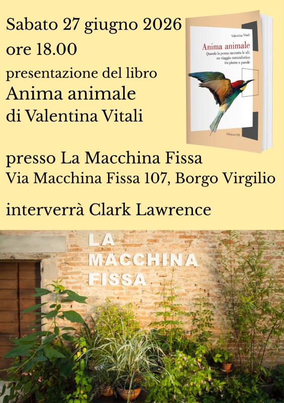 Presentazione del libro Anima animale