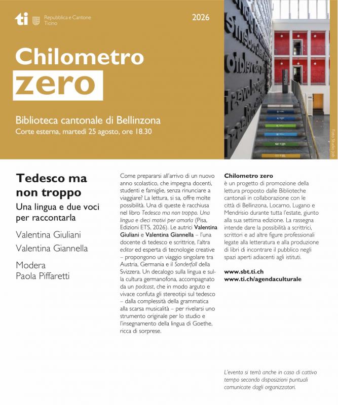 Presentazione del libro Tedesco ma non troppo