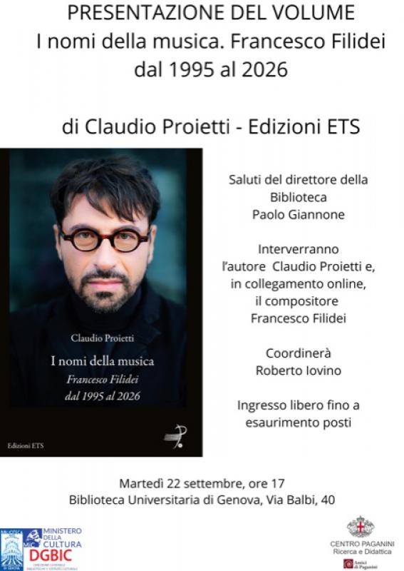 Presentazione del libro I nomi della musica
