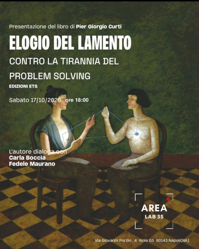 Presentazione del libro Elogio del lamento