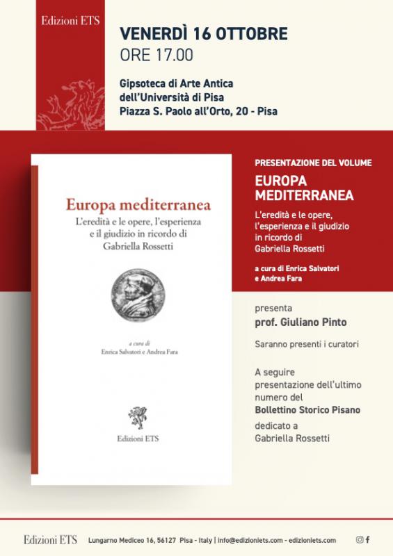 Presentazione del libro Europa mediterranea