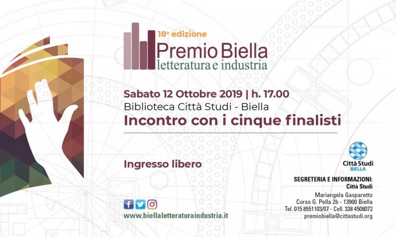 Incontro con la cinquina del Premio Biella