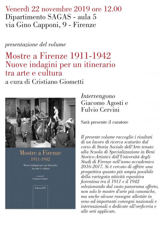 Mostre a Firenze 1911-1942