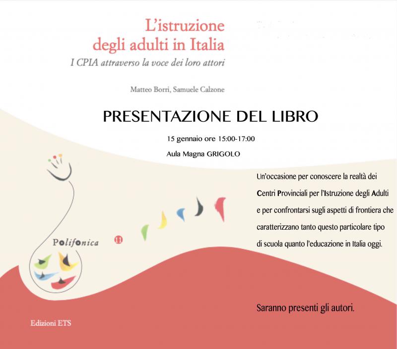 L'istruzione degli adulti in Italia