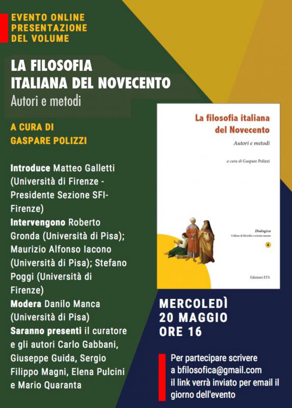 La filosofia italiana del Novecento