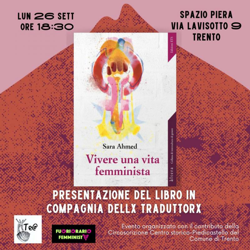 Presentazione VIVERE UNA VITA FEMMINISTA