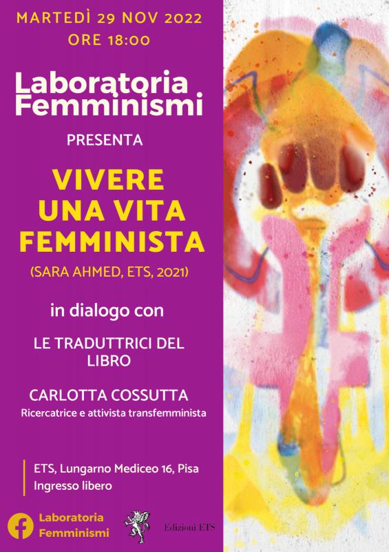 Presentazione VIVERE UNA VITA FEMMINISTA