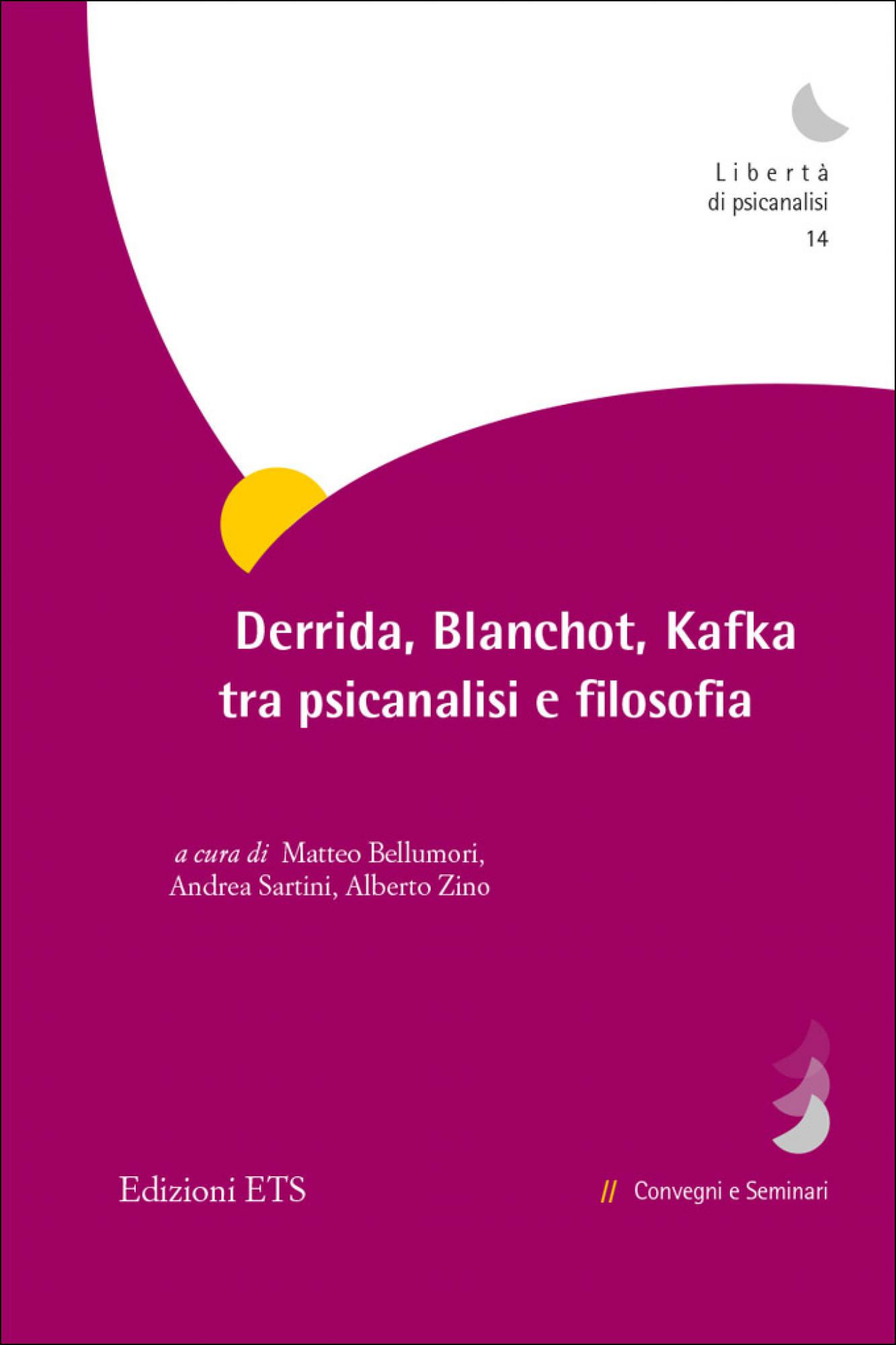 Derrida, Blanchot, Kafka tra psicanalisi e filosofia