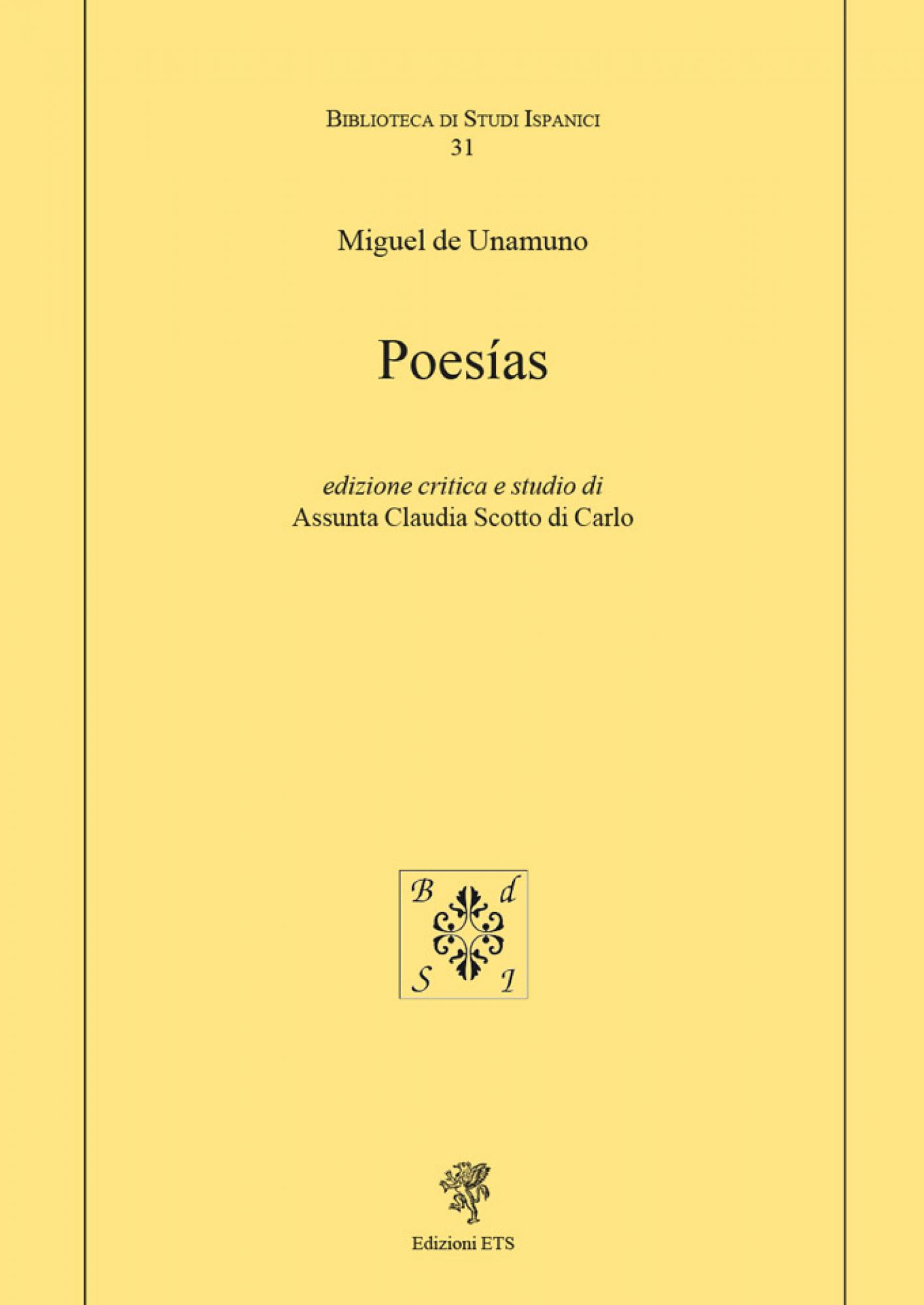 Poesías.edizione critica e studio