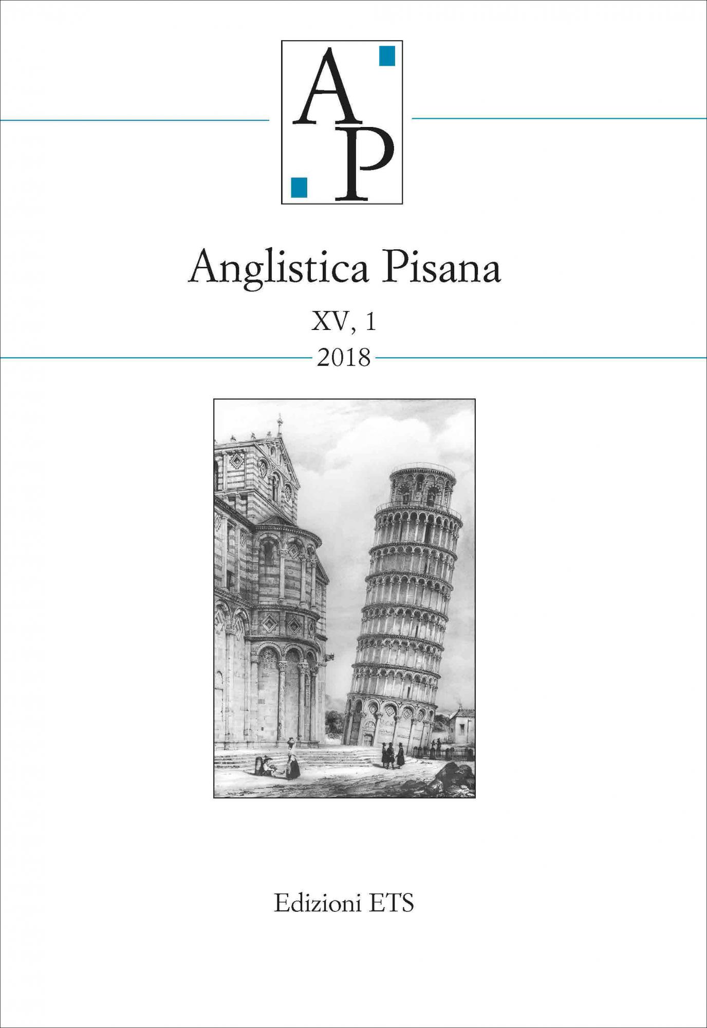 Anglistica Pisana XV, 1 2018