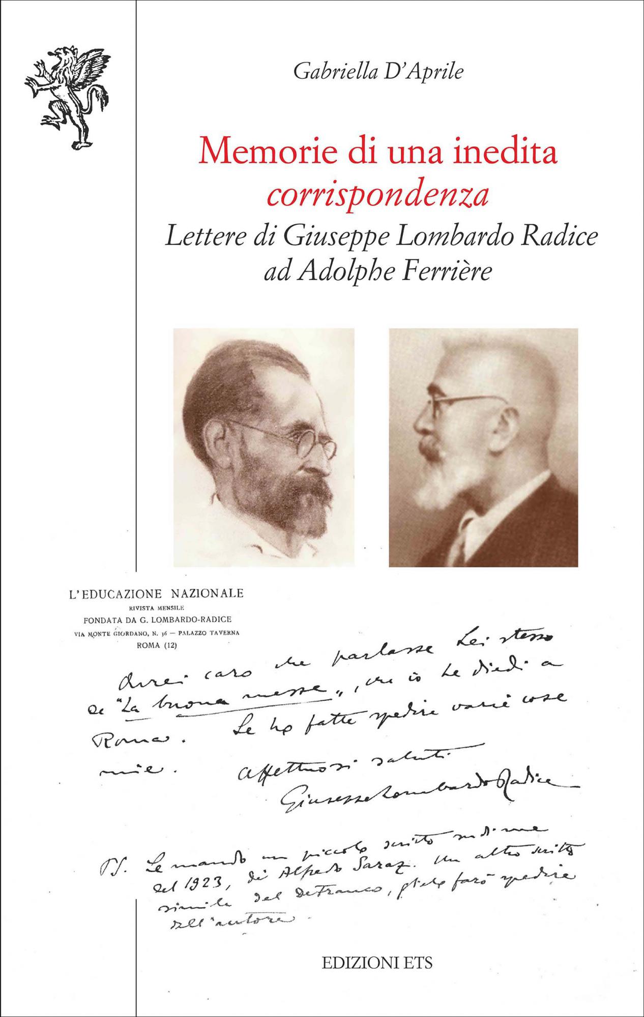 Memorie di una inedita corrispondenza.Lettere di Giuseppe Lombardo Radice ad Adolphe Ferrière