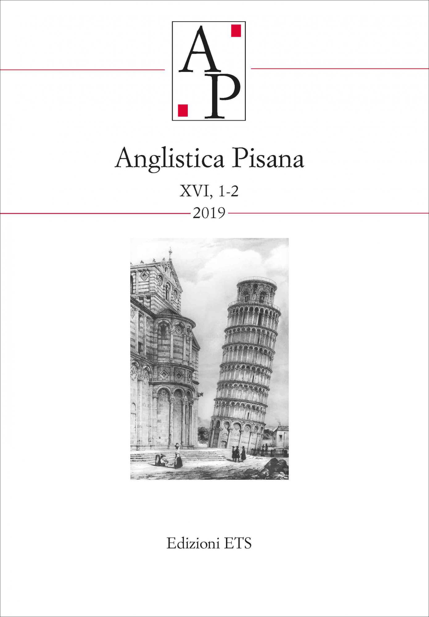Anglistica Pisana XVI, 1-2 2019.Volume monografico ‘Alla ricerca del Ben-Essere’:  luoghi e paradisi della salute  nella tradizione artistico-letteraria