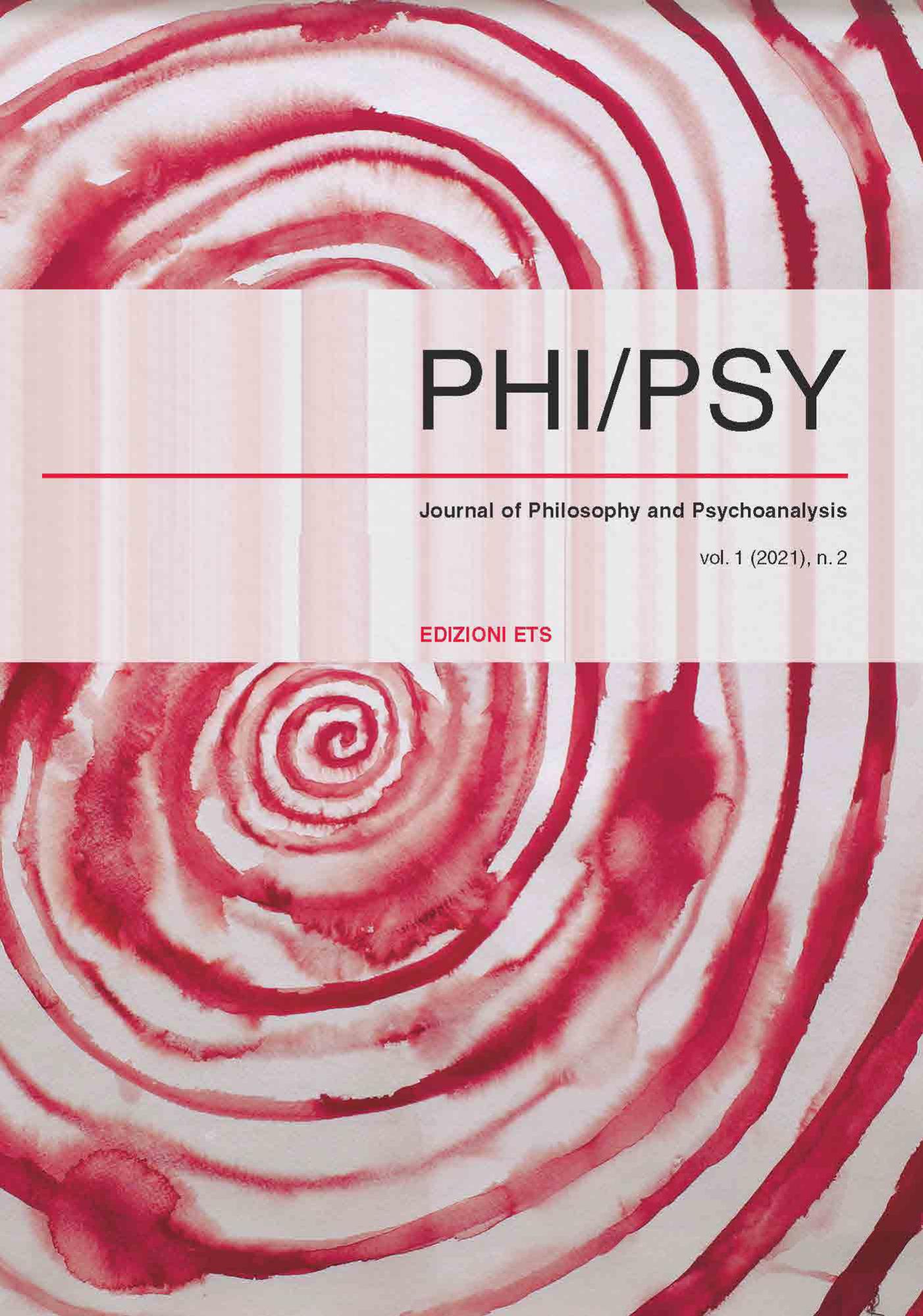 PHI/PSY, 2-2021, I<br />Rivista di filosofia e psicoanalisi