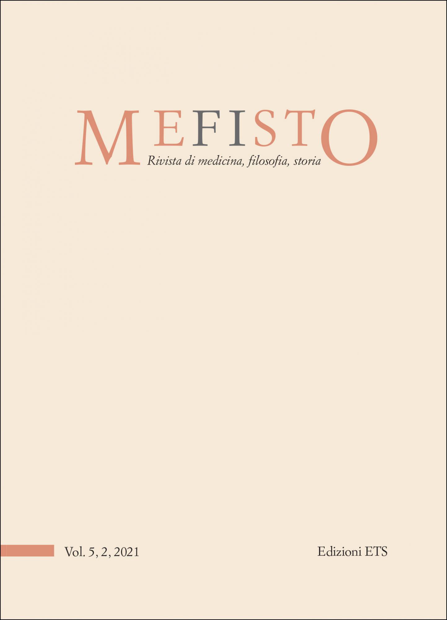 Mefisto, Rivista di medicina, filosofia, storia.Vol. 5,2,2021