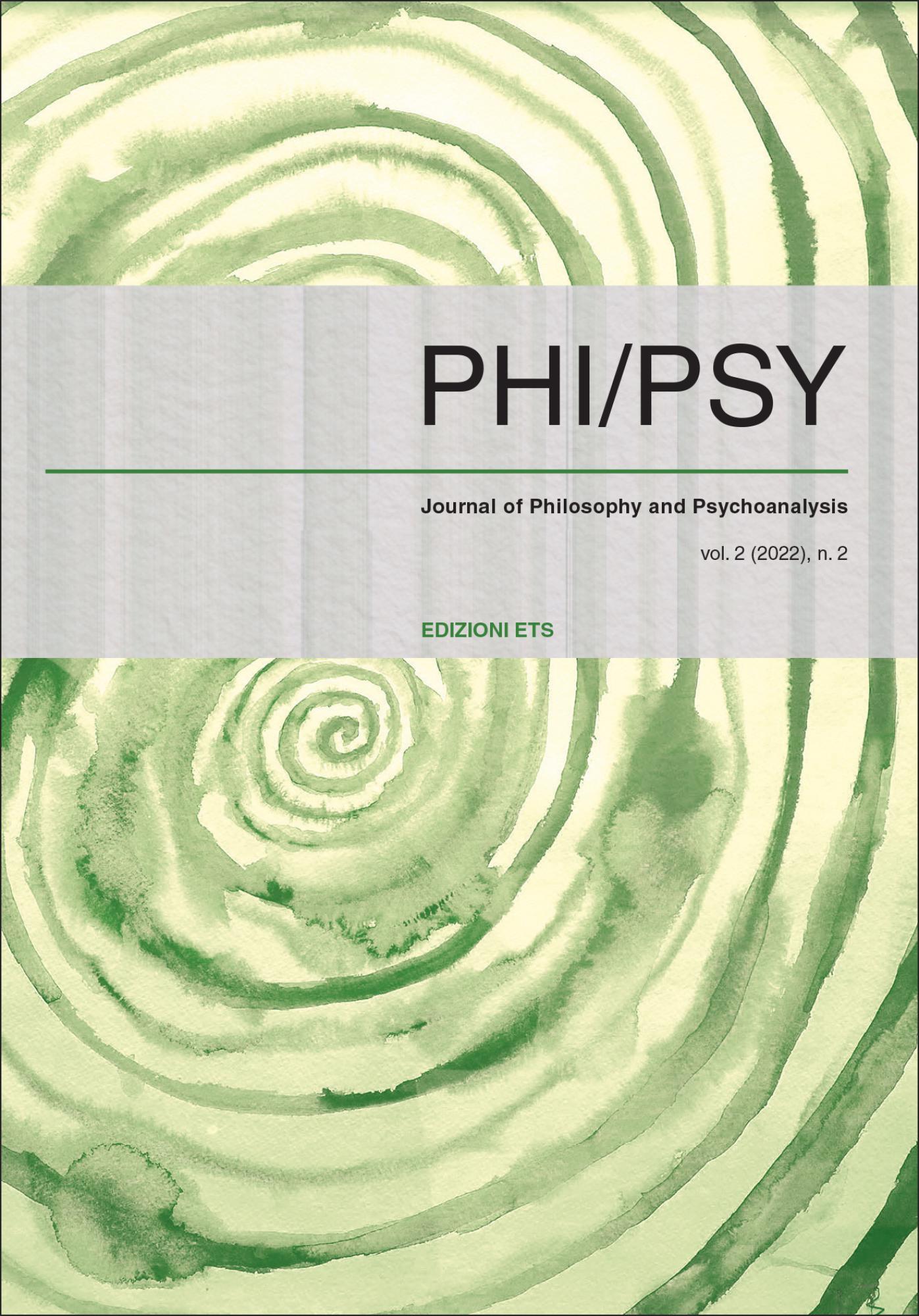 PHI-PSY, 2-2022.Rivista di filosofia e psicanalisi